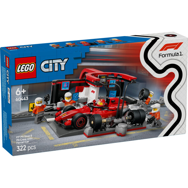 60443 LEGO City F1 Depåstopp Ferrari