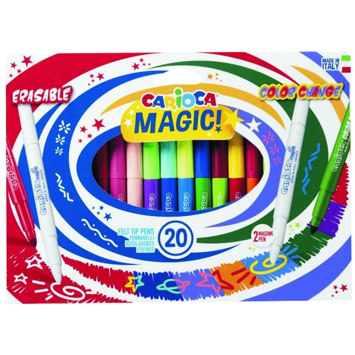 Carioca Magic Fiberpennor 20 st