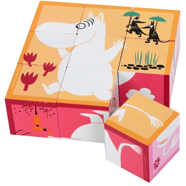 Mumin Kub-pussel 9 Bitar