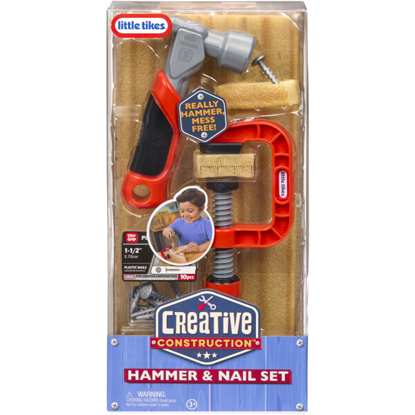 LT Creative Construction Hammer & Nail Set