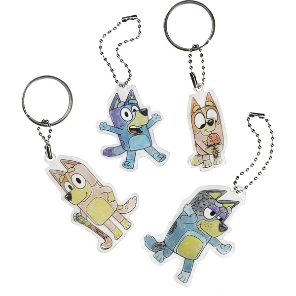 Bluey Nyckelring Krympplast