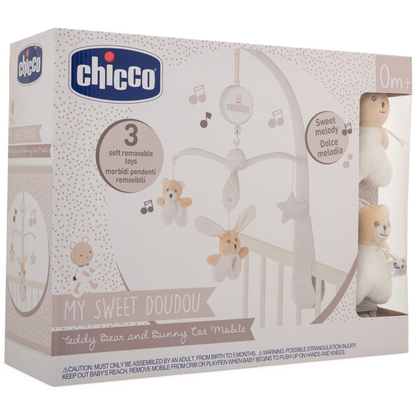 Chicco Bear & Bunny Cot Mobile