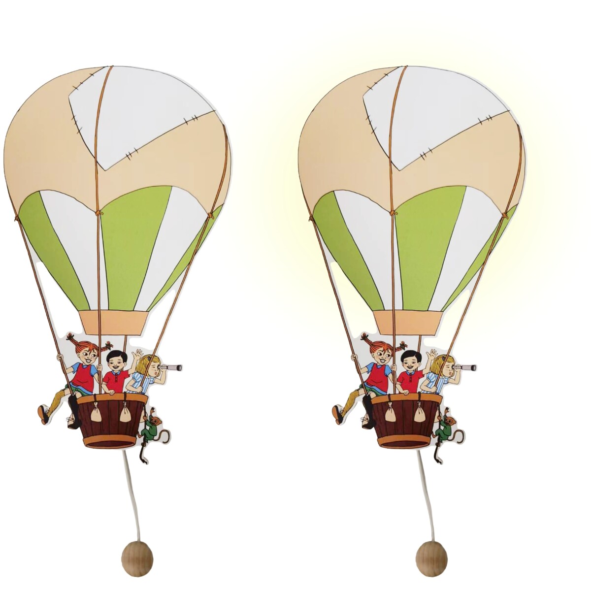 Pippi Vägglampa Luftballong