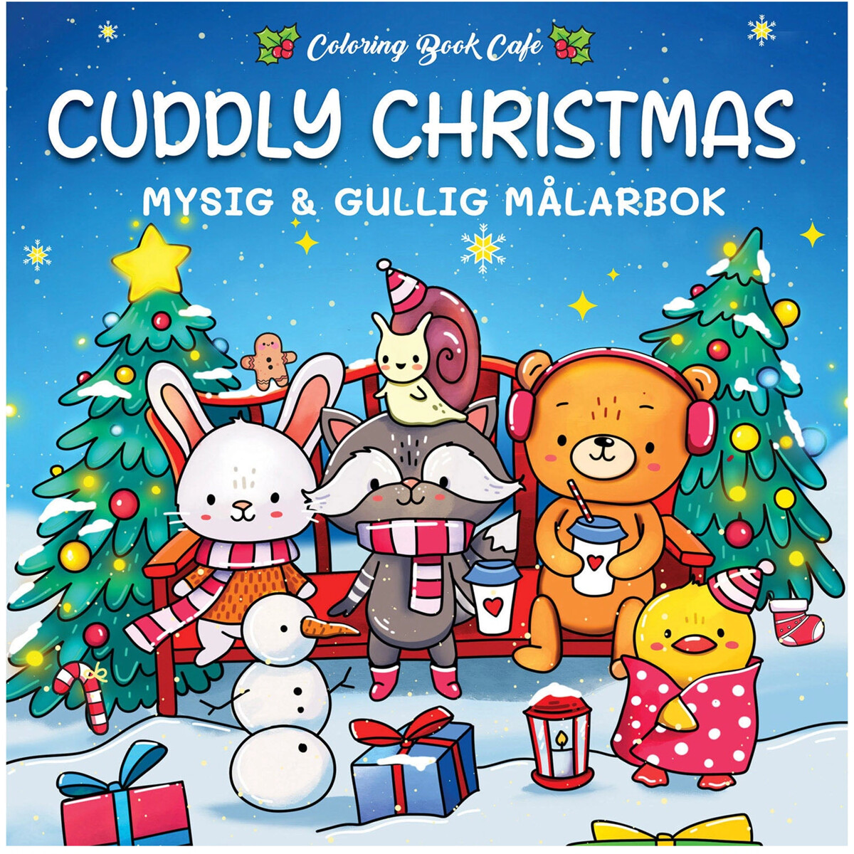 Målarbok: Cozy Cuddly Christmas