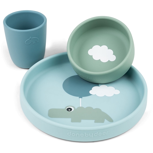 Done By Deer Dinner Set Happy Clouds