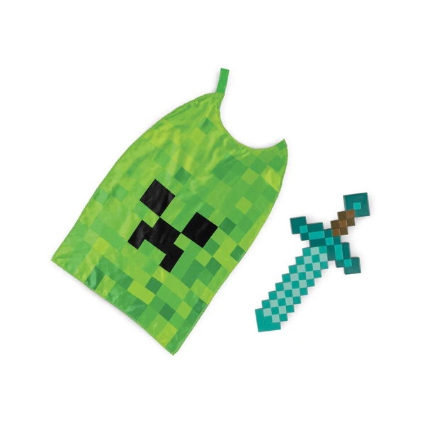 Disguise Minecraft Sword & Cape Set