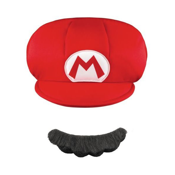 Super Mario Role Play Hat + Mustach