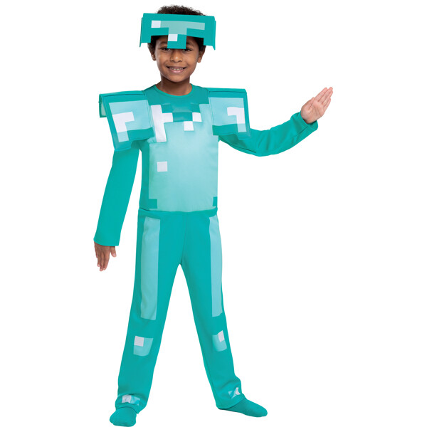 Disguise Minecraft Costume Diamond Armour