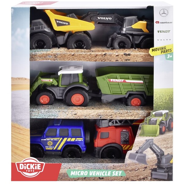 Dickie Toys Mini Leksaksbilar 5-Pack