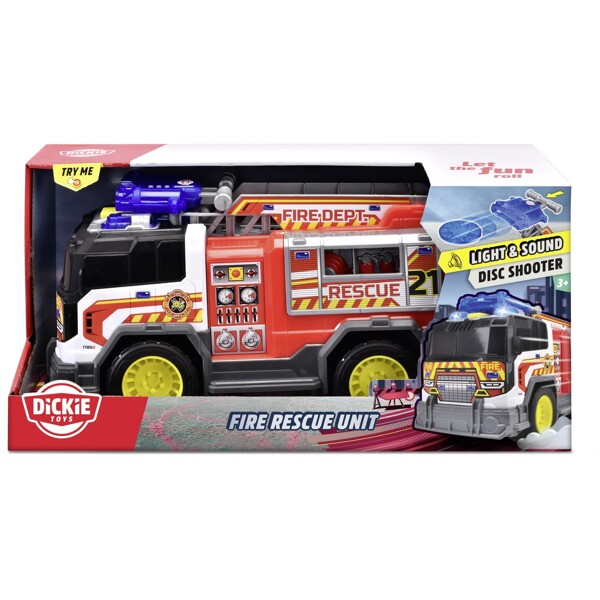 Dickie Toys Fire Rescue Unit Brandbil 30 cm