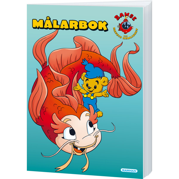 Målarbok Bamse och Havets Hemlighet
