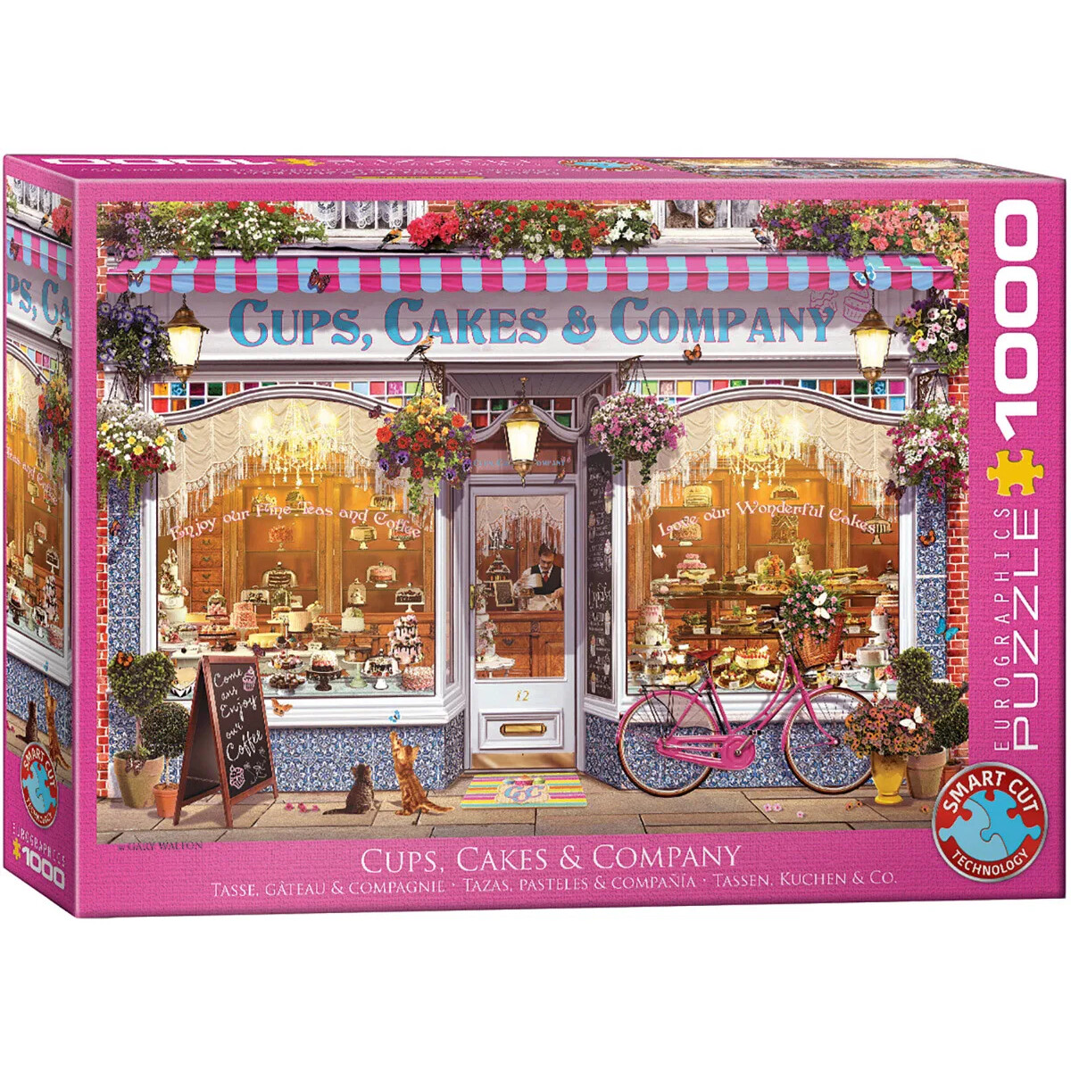 Pussel 1000 Bitar Cups, Cakes & Co (Smart Cut)