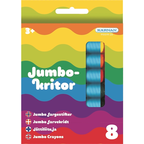 Kritor i färg, jumbo