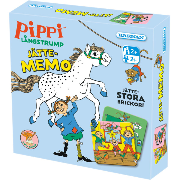 Jättememo Pippi Långstrump 80 År