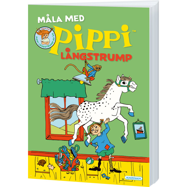 Målarbok Måla Med Pippi Långstrump