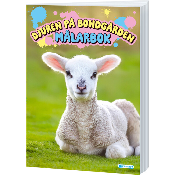 Målarbok Djuren På Bondgården