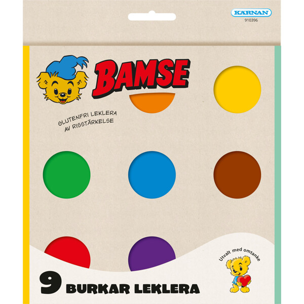 Bamse Leklera Glutenfri 9-Pack