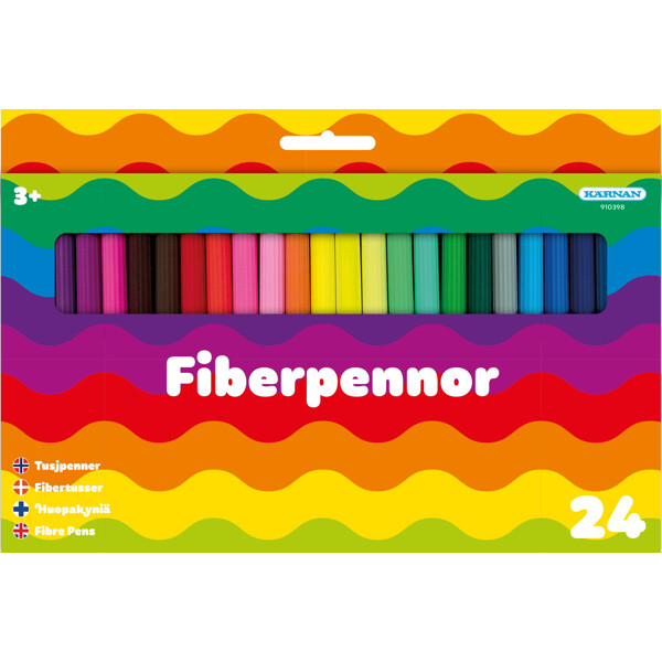 Fiberpennor 24-Pack