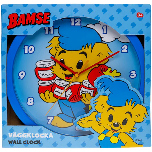 Bamse Väggklocka