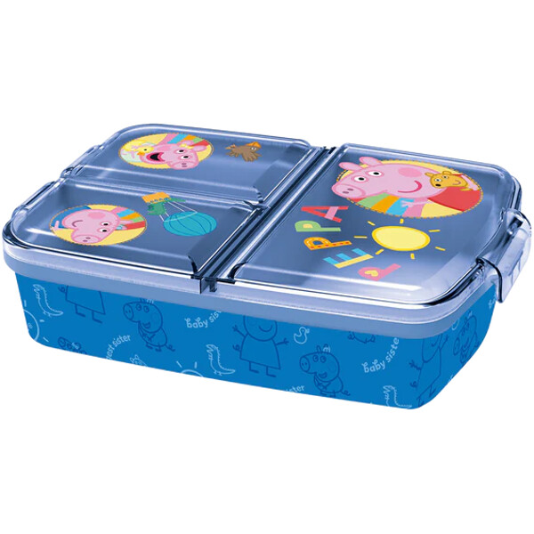 Peppa Pig Matlåda med 3 Fack
