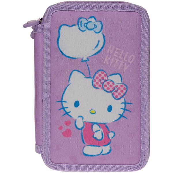 Hello Kitty Fyllt Pennfack 3 Fack