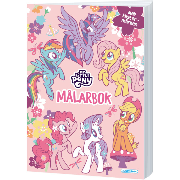 Målarbok My Little Pony m. Klistermärken