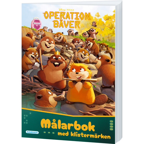 Målarbok Disney Pixar Operation Bäver