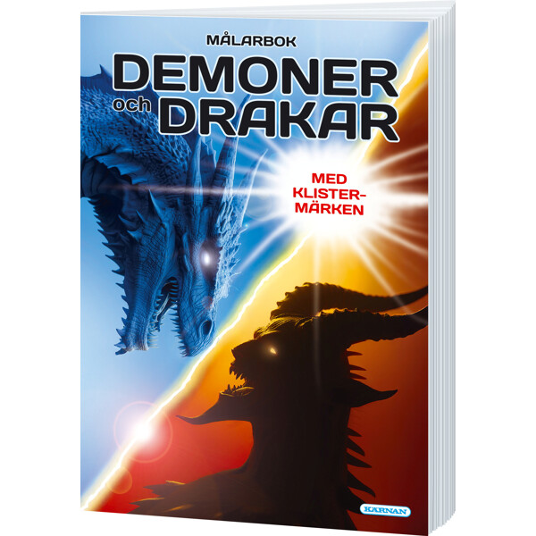 Målarbok Demoner och Drakar