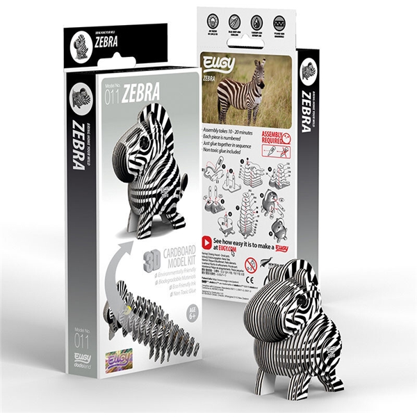 EUGY Byggsats Zebra