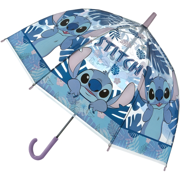 Stitch Paraply Genomskinligt