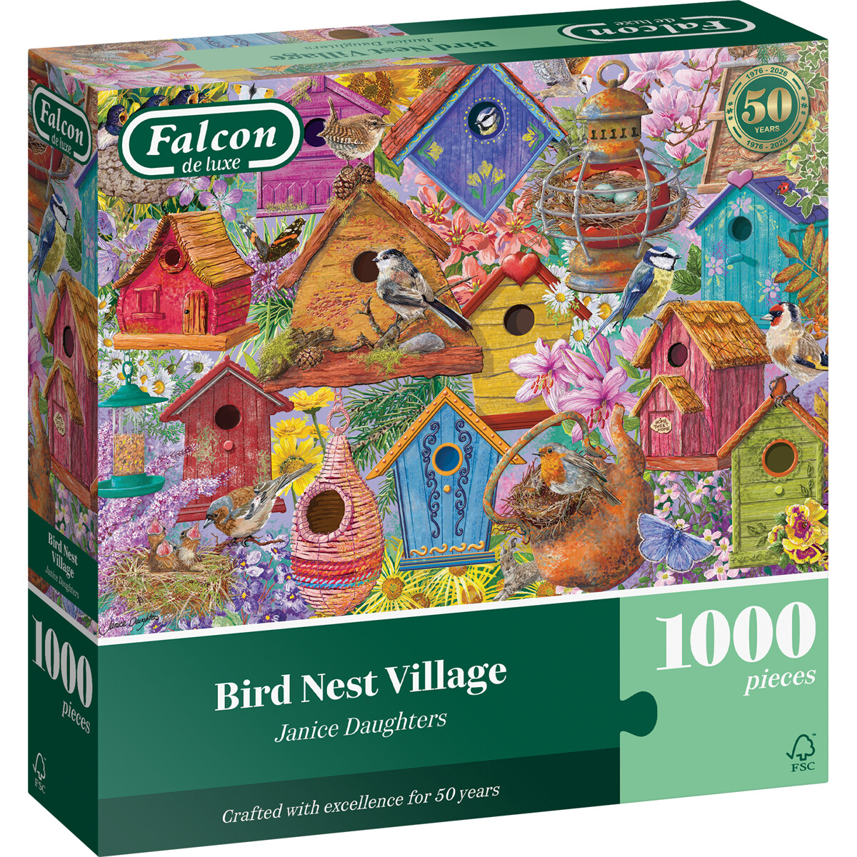 Pussel 1000 Bitar Bird Nest Village