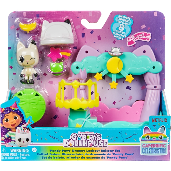 Gabby's Dollhouse Balcony Set Pandy