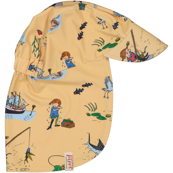 UV-Solkeps Pippi Långstrump Gul