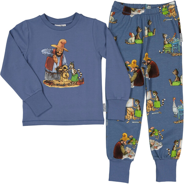 Pyjamas Pettson & Findus Blå