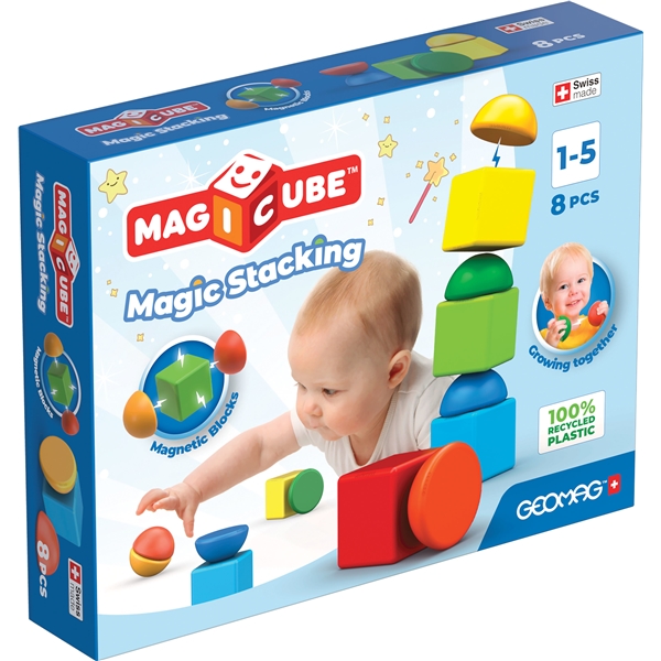 Geomag Magicube Blocks Stacking 8 Delar