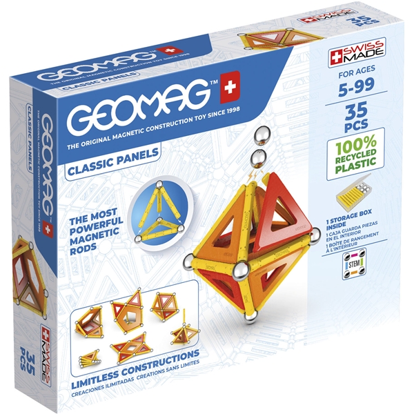 Geomag Classic Panels Recycled 35 Delar