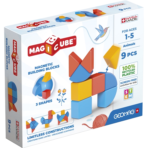 Geomag Magicube Animals 9 Delar