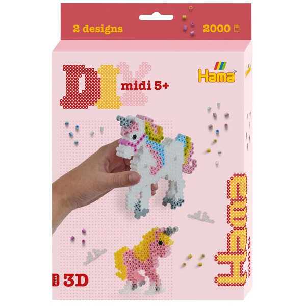 Hama Midi Box Unicorns 2000 st