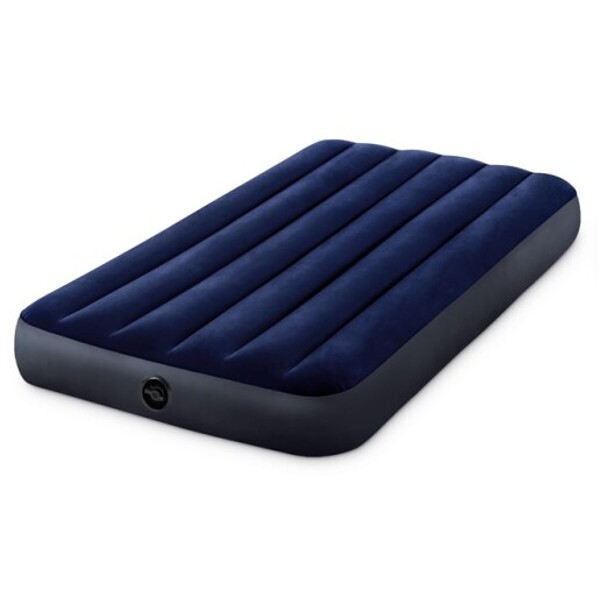 Intex Klassisk Downy Luftmadrass 99x191x25 cm