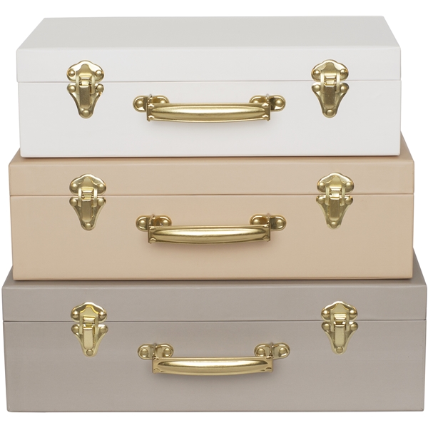 JaBaDaBaDo Koffert Beige 3 st