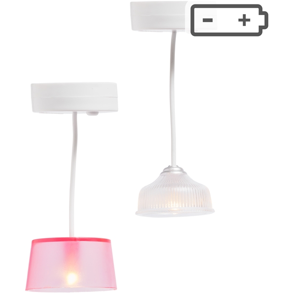 Lundby 2 Taklampor Batteri