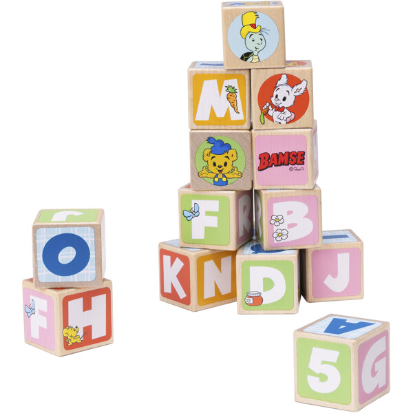 Bamse Bokstavsklossar 36 st