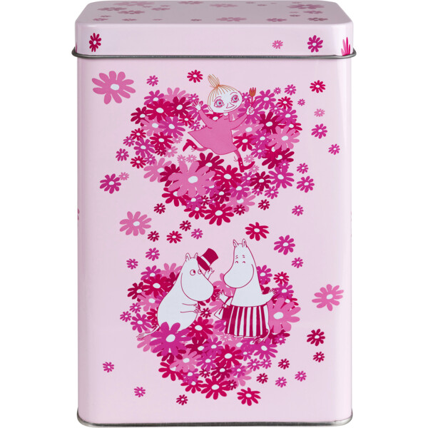 Mumin Blomsterhjärta Kaffeburk