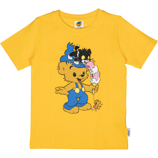 Bamse Glass T-Shirt Gul