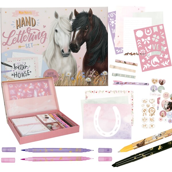 Miss Melody Handlettering Brevpapper i box
