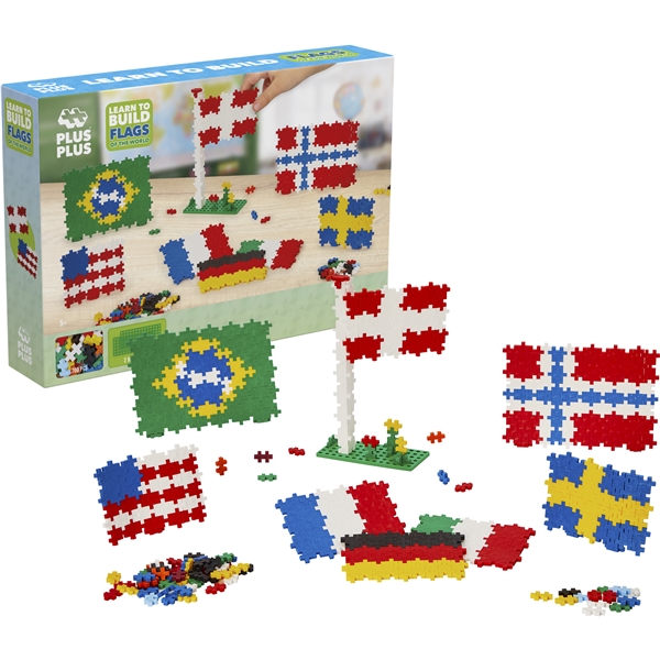 Plus-Plus Learn To Build Flags of the World
