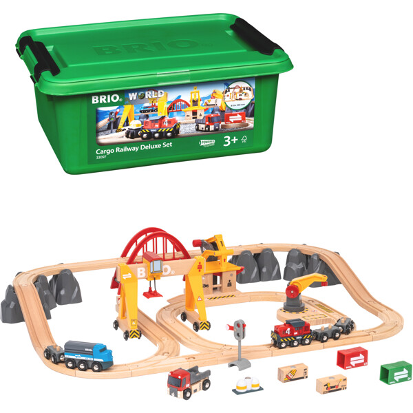 BRIO 33097 Träjärnvägsset Mellanstor