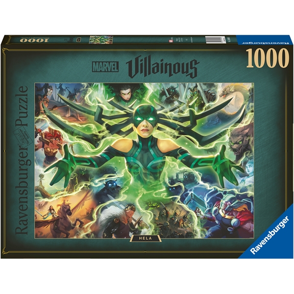 Pussel 1000 Bitar Villainous Marvel: Hela