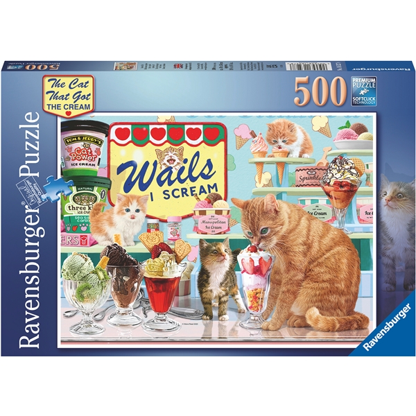 Pussel 500 Bitar The Cat Who Got The Cream
