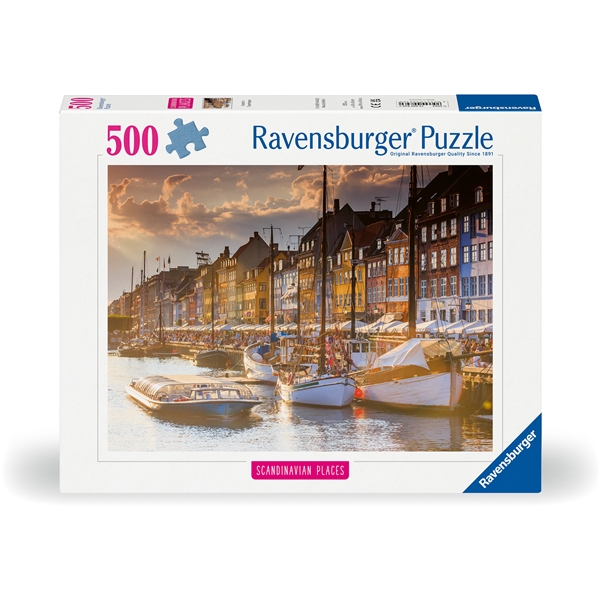 Pussel 500 Bitar Sunset in Copenhagen